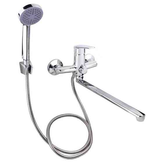 Змішувач для ванни Lidz (CRM) 19 46 005-1 New з душовим гарнітуром (LIDZCRM19460051) Київ