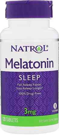 Мелатонін для сну Natrol  Melatonin 3 мг 120 таб. Київ