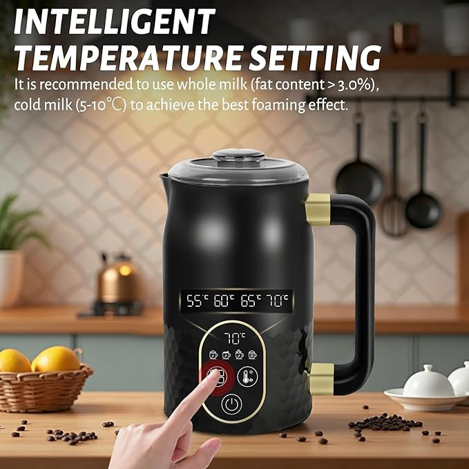 Капучинатор, спінювач молока MF0803 з LED-дисплеєм та контролем температури Луцк - изображение 2