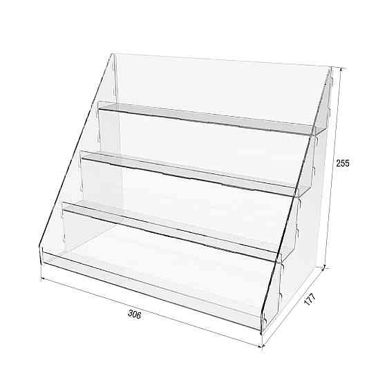 Подставка для лаков EKOSTAR 4-х яр 306 мм Киев