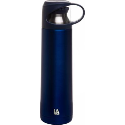 Термос Line Art Borneo 500 мл синій (60032122LA-03) Вінниця - фото 1