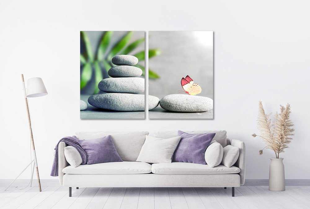Модульная картина в гостиную / спальню  Спа камні   TLV-2_030 90x132 см Київ - фото 2