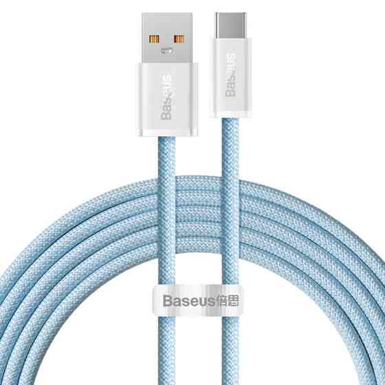 Кабель Baseus Dynamic Series Fast Charging Data Cable USB to Type-C 100W 1m Blue Одеса