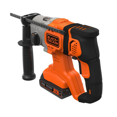 Перфоратор Black&Decker SDS-Plus,18 В, 2Ah, 1.2 Дж, 3 режима, сумка, 2.2 кг (BCD900D1S) Винница - изображение 10