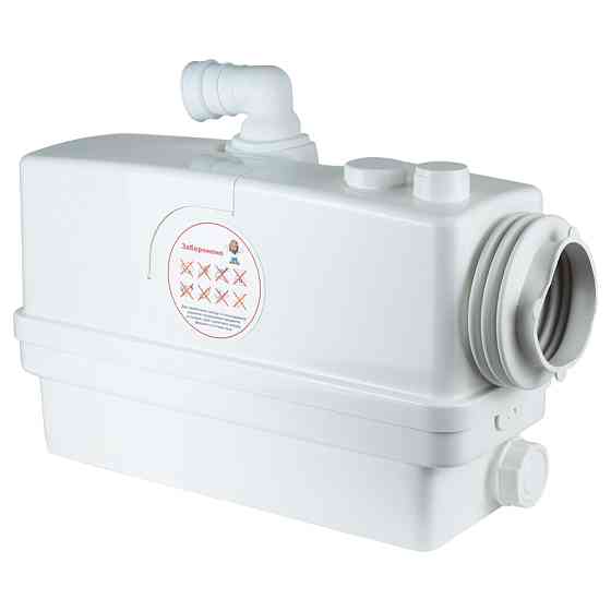 LEO Станция канализационная 0.6кВт Hmax 8.5м Qmax 110л/мин 3 входа + боковой вход 90мм LEO 3.0 Киев