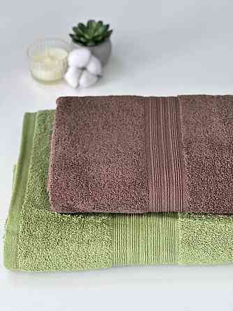 Комплект полотенец с бордюром Ideal Textile 2 шт (50х90+70х140 см) 500 г/м2 (56860401) Черновцы