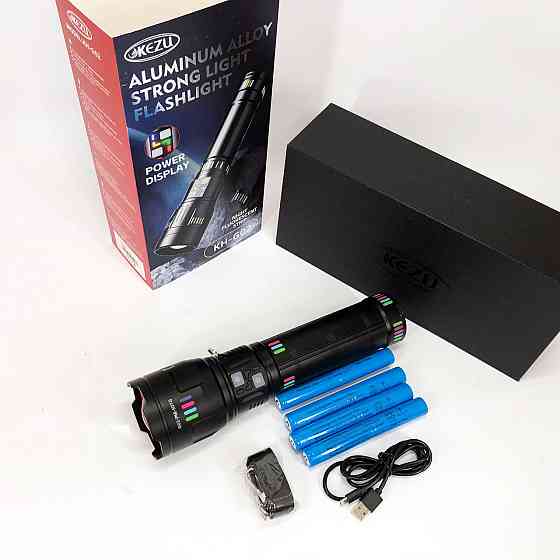 Ручной фонарик cob G02-PM60-TG, Ручной светильник с мощным лучом Фонарь металлический XI-15 Львов