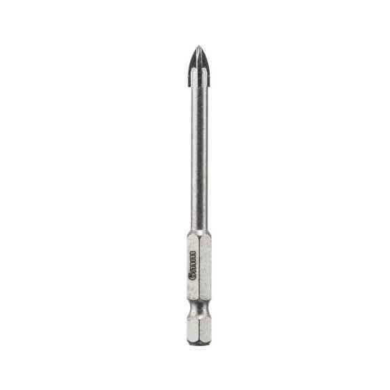 Свердло по склу та кераміці, 6 мм, HEX 1/4" INTERTOOL SD-0286 Київ