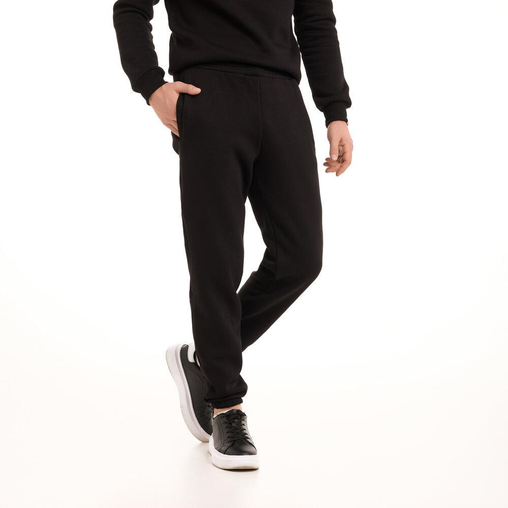 Чоловічі штани джогери з кишенями чорні Pobedov 007 ЗИМА Київ - фото 8