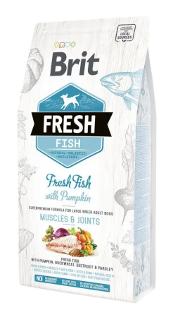 Сухий корм Бріт Brit Fresh Fish/Pumpkin Adult Large (риба/гарбуз) для дорослих собак великих порід, 2.5 кг Вінниця