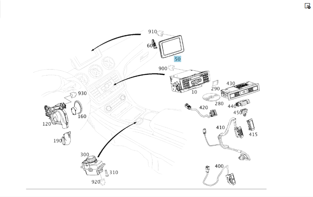 Mercedes-Benz  A2469001206 Дисплей аудіосистеми CLA C117 GLA X156 A-class W176 B-class W242 B-class W246 Одесса - изображение 2