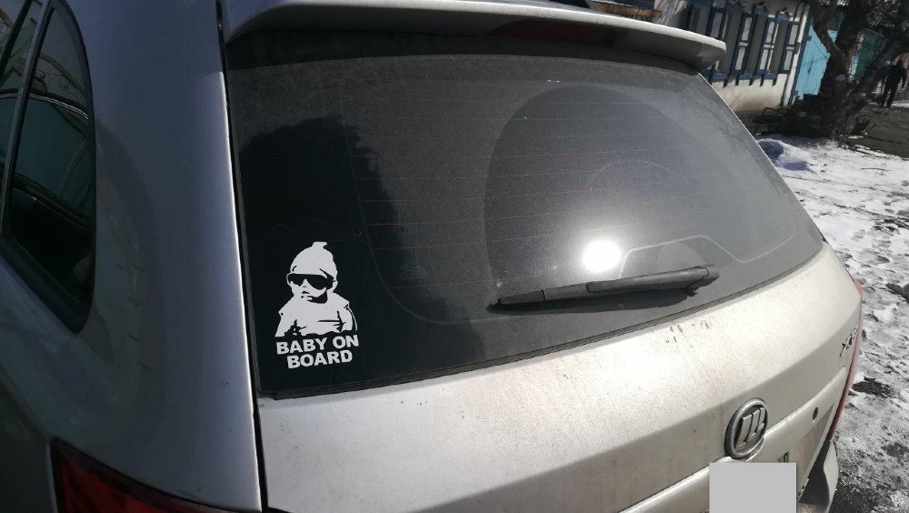 Наклейка Ребенок в машине Baby on board большая св Киев - изображение 6