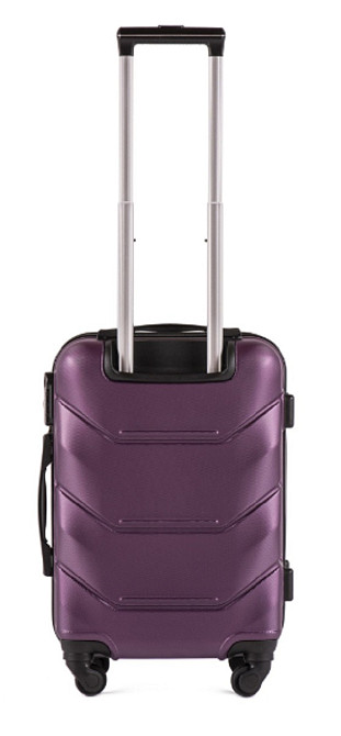 Чемодан пластиковый WINGS 147 малый 55 см фиолетовый Киев - изображение 2