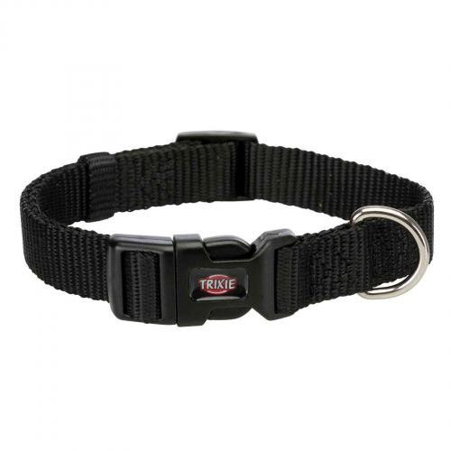 Нашийник Trixie Premium для собак, нейлон, S: 25-40 см/15 мм, чорний Вінниця - фото 1