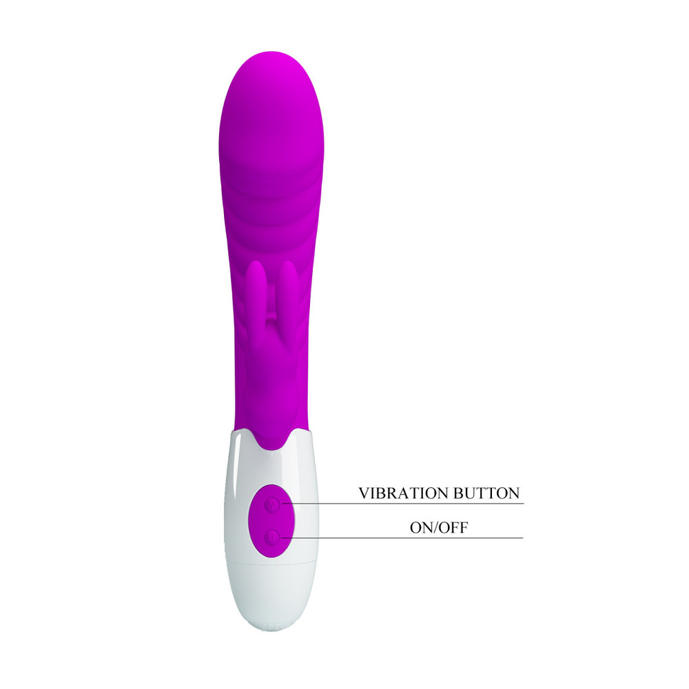 Вибратор - Pretty Love Naughty Bunny Vibrator Purple Sex Aura Киев - изображение 9