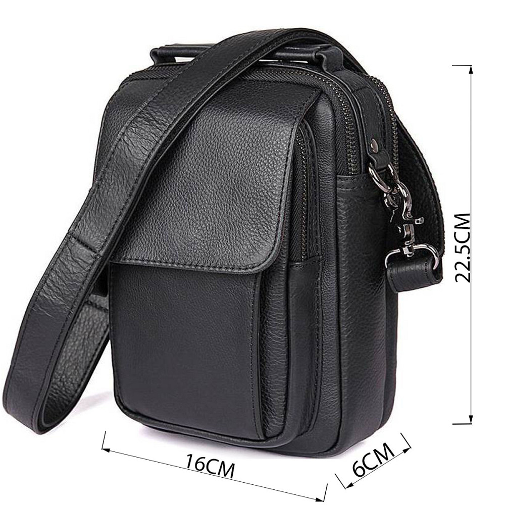 Сумка мужская Vintage 14518 Черная Киев - изображение 3