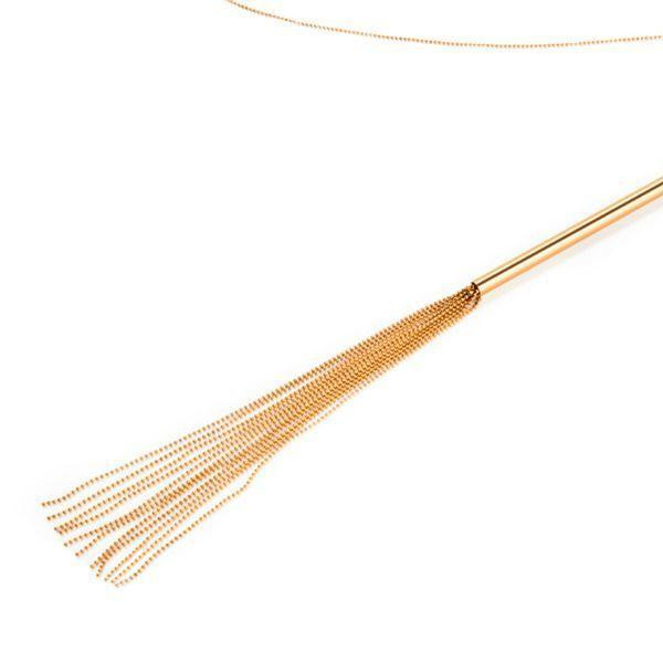Цепочка-плеть на шею Bijoux Indiscrets MAGNIFIQUE Necklace Whip - Gold, украшение для тела Sex Aura Киев - изображение 2