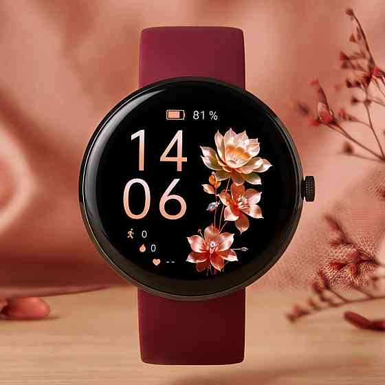 Смарт годинник, розумний годинник Smart Luna Cherry Rubber, 3 ремінці ( 13811 ) Харьков