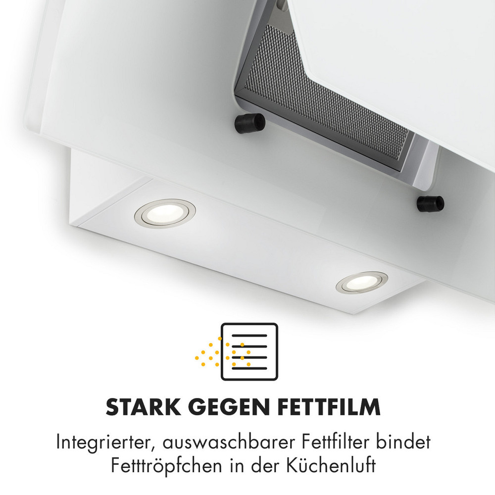 Вытяжка Sabia 90 90см 600м³/ч Светодиоды 3 уровня мощности белый белый (Германия, читать описание) Ровно - изображение 9