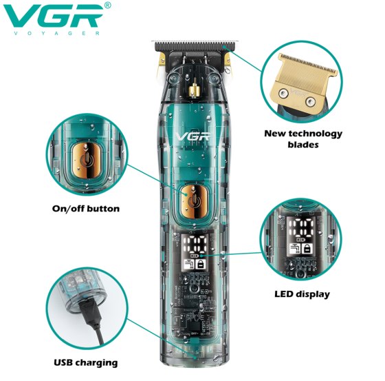 Триммер бороды и усов VGR V-961 Днепр