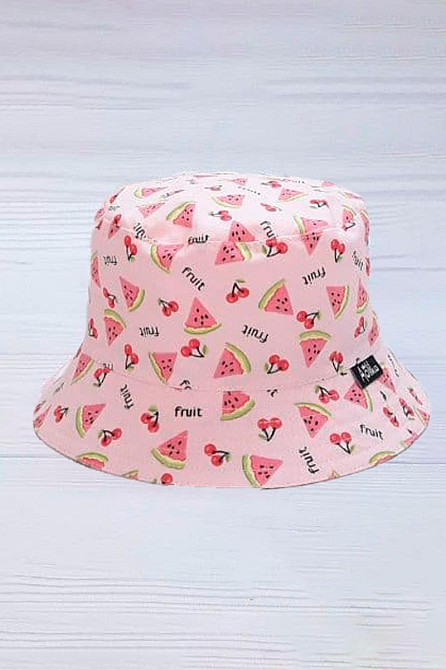 Панамка детская для девочек, розовая 100% х/б, топ Киев - изображение 1