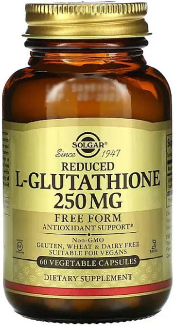 Глутатіон Solgar L-Glutathione 250 мг 60 капсул Київ - фото 1