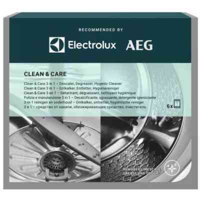 Очищувач для пральних машин Electrolux Clean &amp; Care 3 в 1 6 шт. (M2GCP601) Вінниця