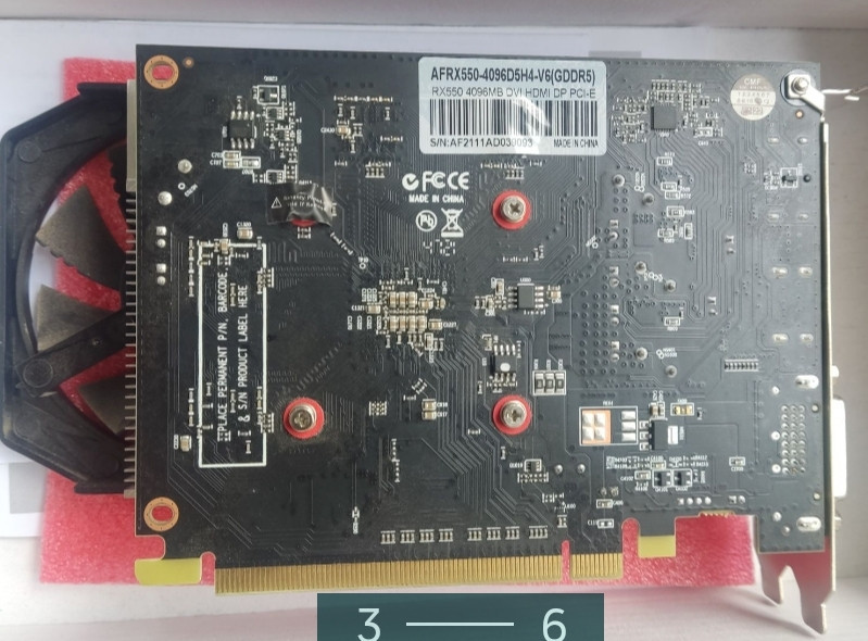 Відеокарта: RX550 4Gb. AFOX Київ - фото 5