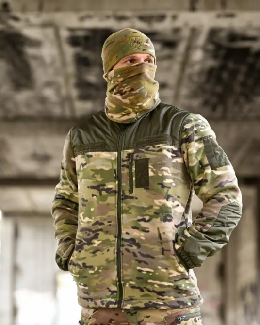 Костюм зимний тактический 5в1 Tаslan вт6866 Мультикам 3XL Винница - изображение 4