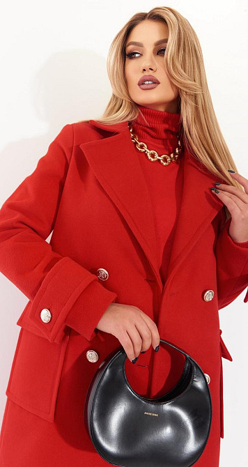 Червоне пальто (42) Київ - фото 1