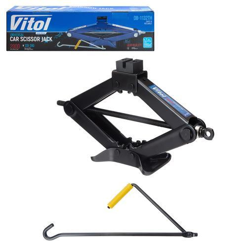 Домкрат ромбовидный 2т с резиновым упором, высота подъема 390 мм, вес 3,2 кг (DB-1132TH/ST-113N) Харьков - изображение 1