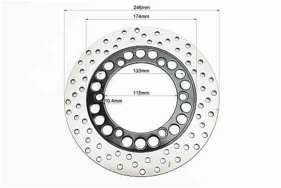 Диск гальмівний (посадка d=115mm) Київ