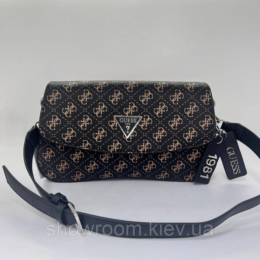 Жіноча сумочка на плече Guess (813019) brown Київ - фото 1