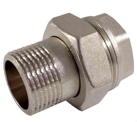 Сгон-американка 3/4'' прямой, никель. Харьков