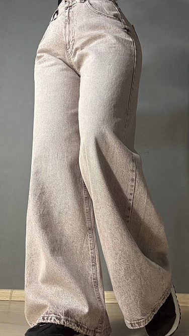 Джинси жіночі Its Basic 3096-4S6 palazzo широкі бежеві, бежевий, 34, 34, 66 см, 96 см Київ - фото 1