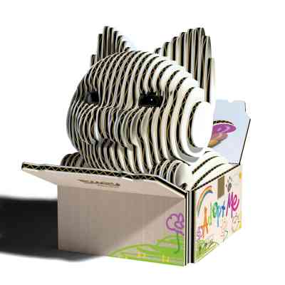 Пазл Eugy 3D Зоопарк Котенок сиамский (XEG-088) Винница