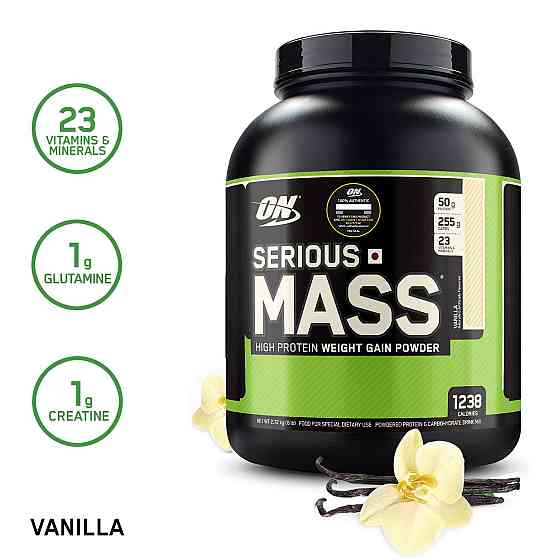 Гейнер Optimum Nutrition EU Serious Mass 2727 g (Vanilla) Луцьк