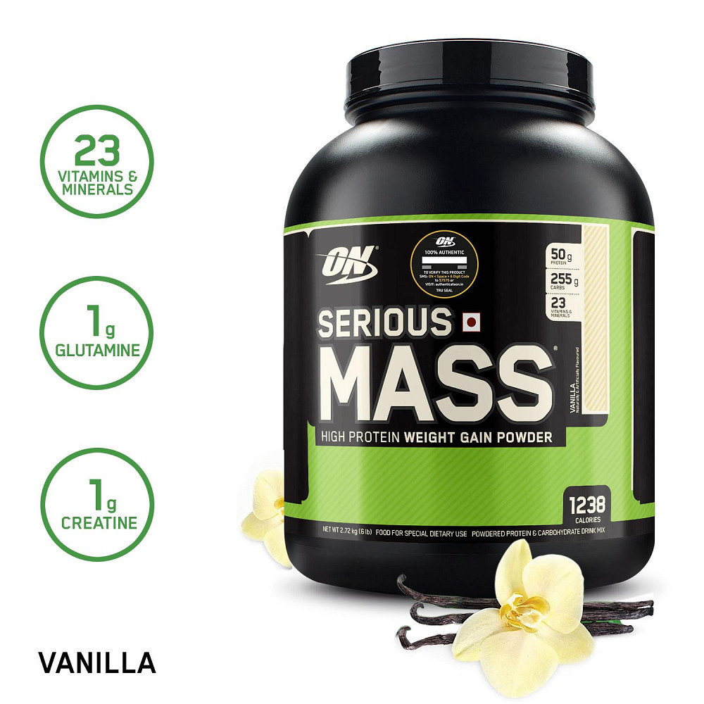 Гейнер Optimum Nutrition EU Serious Mass 2727 g (Vanilla) Луцьк - фото 3