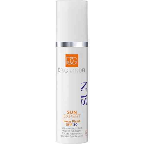 Зволожувальний флюїд для захисту від ультрафіолету Sun Expert Face Fluid SPF 30 Dr.Grandel, 50 мл Дніпро