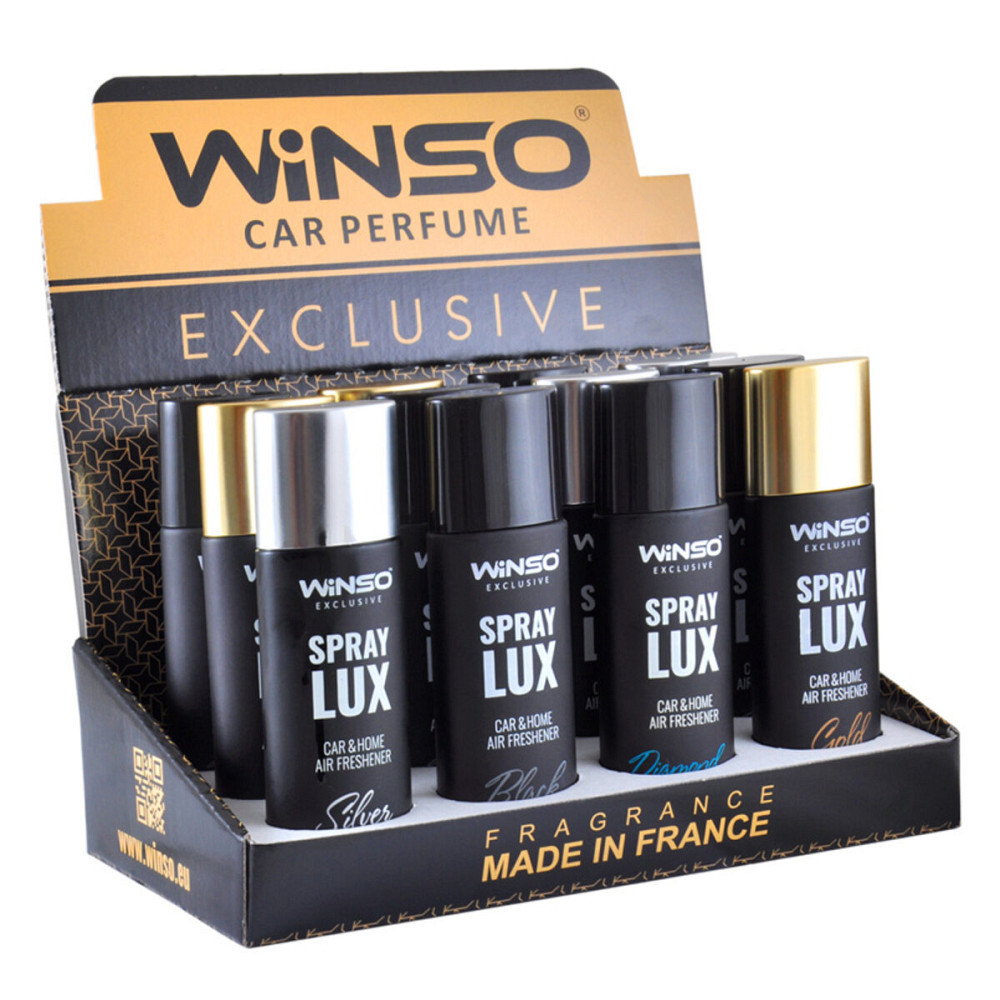 Ароматизатор Winso Spray Lux Exclusive MIX, 55мл, 12шт Київ - фото 1