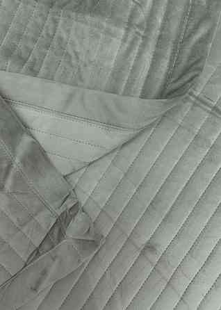 Покривало велюрове Кing Size 220х240 см колір болотний (85-207) Київ