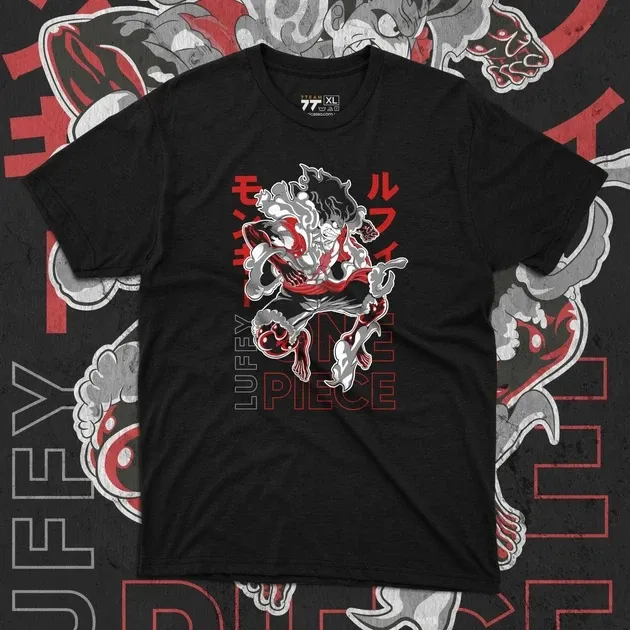 Футболка для підлітка хлопчика з принтом Ван Пис Gear 4 Розмір 160 Anime10189 Дніпро - фото 1