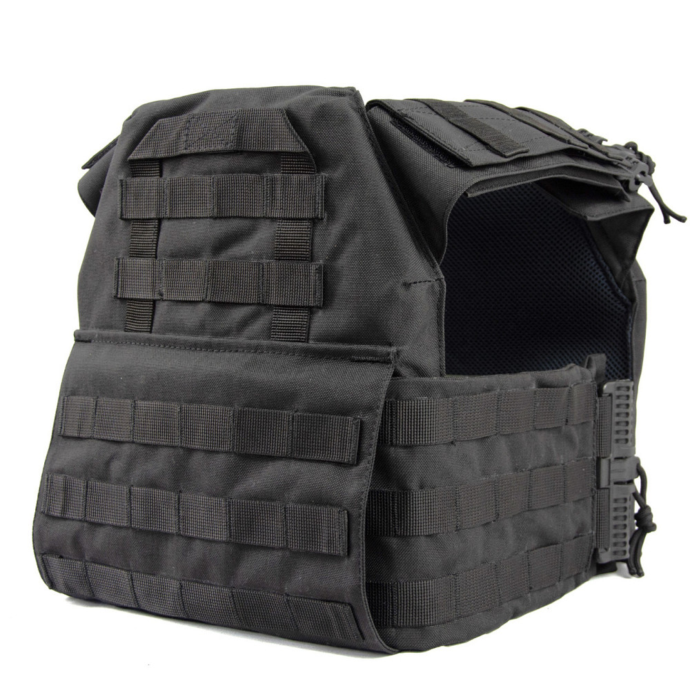 Плитоноска Чорна Cordura 1000 D зі швидким скиданням Запоріжжя - фото 6