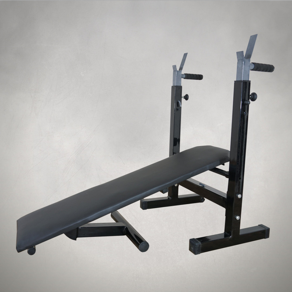Лавка для жиму горизонтальна Стійки, лавки для жиму і присідань складна Київ - фото 1
