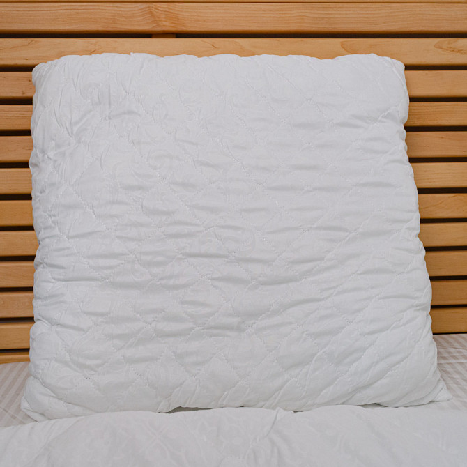 Подушка из Холлофайбера 70x70 см микрофибра - GM Textile (Белый) Сумы - изображение 1