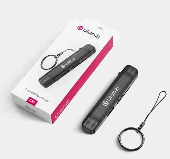 Картридер micro SD TF USB Type-C 200МБ/с Ulanzi CR1 Київ