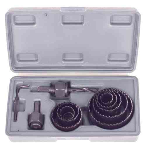 Набір корончастих фрез по дереву 11 предм (19, 22, 29, 32, 38, 44, 51, 64мм) Alloid Одеса