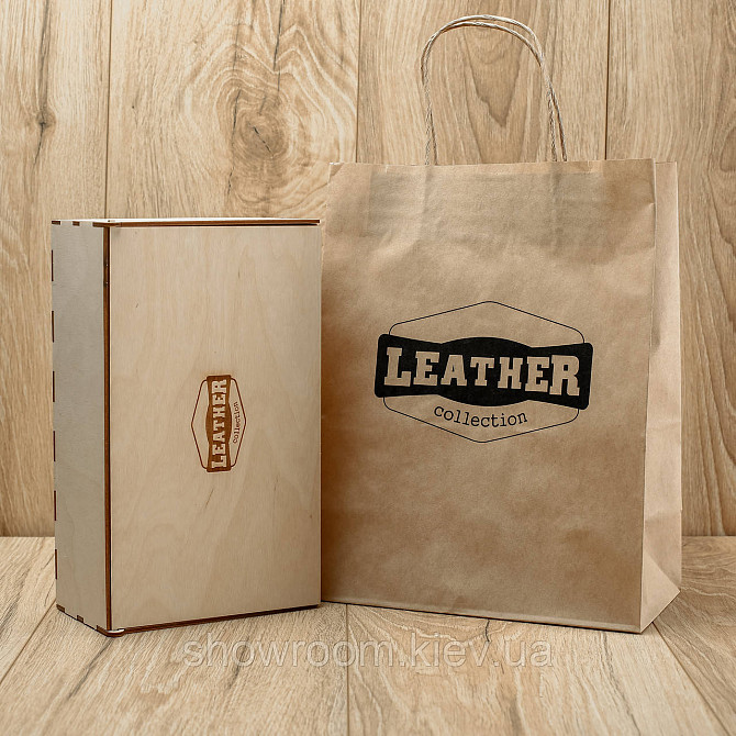 Чоловічий шкіряний ремінь Leather Collection (LC002) Київ - фото 3