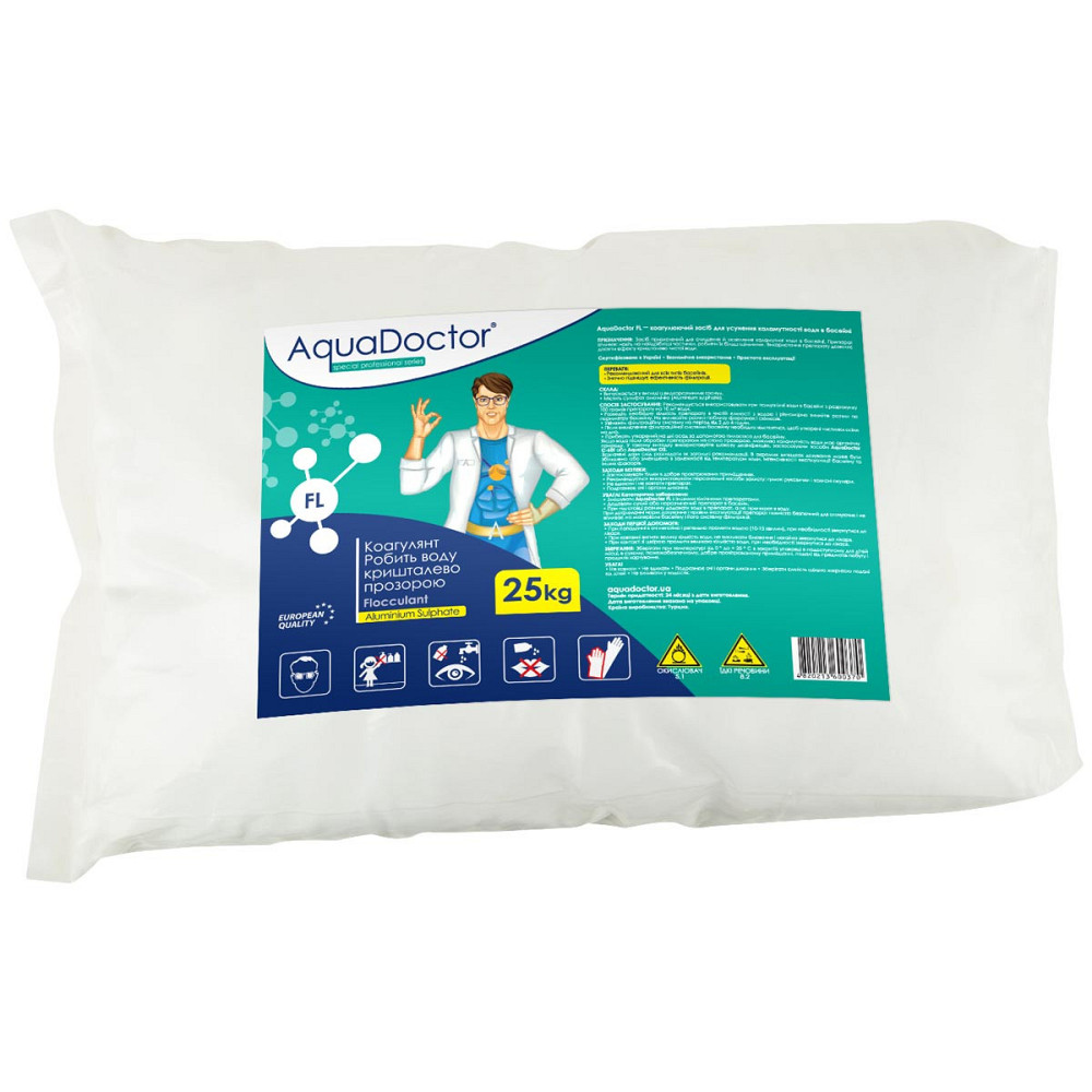 Коагулирующее средство против мутности в бассейне AquaDoctor FL – 25 кг (гранули) Киев - изображение 1