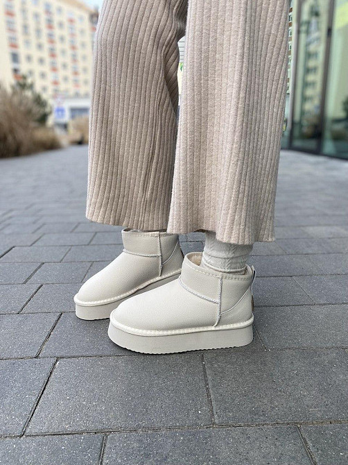 ITTS Угги жіночі ITTS A801-F св.бежевий (зима, шкіра натуральна) (5738) 37 Коломия - фото 1